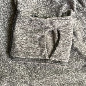 lululemon Surge Half Zip Sweatshirt, Gray, Size M